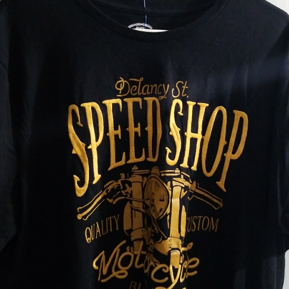 Delancy St. Speedshop motorcycle tshirt mens 2xl